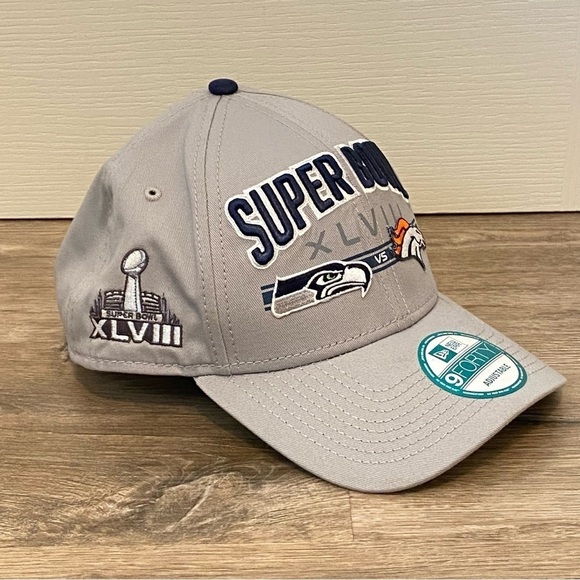 Super Bowl New Era Snapback NFL Hat-The Seattle Seahawks vs. Denver Broncos 2014 - Picture 2 of 10